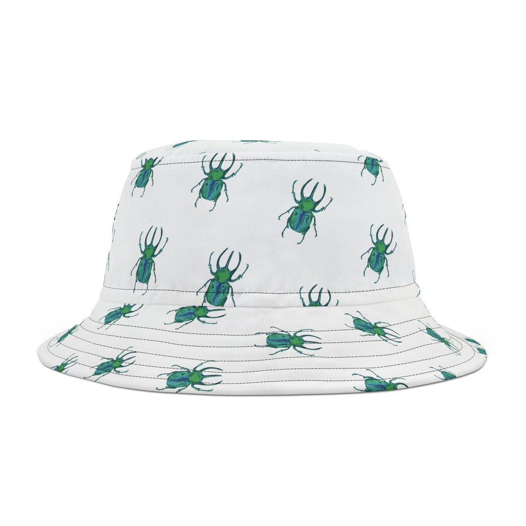 Beetle Print Bucket Hat — Ametrine Logo All-Over Print