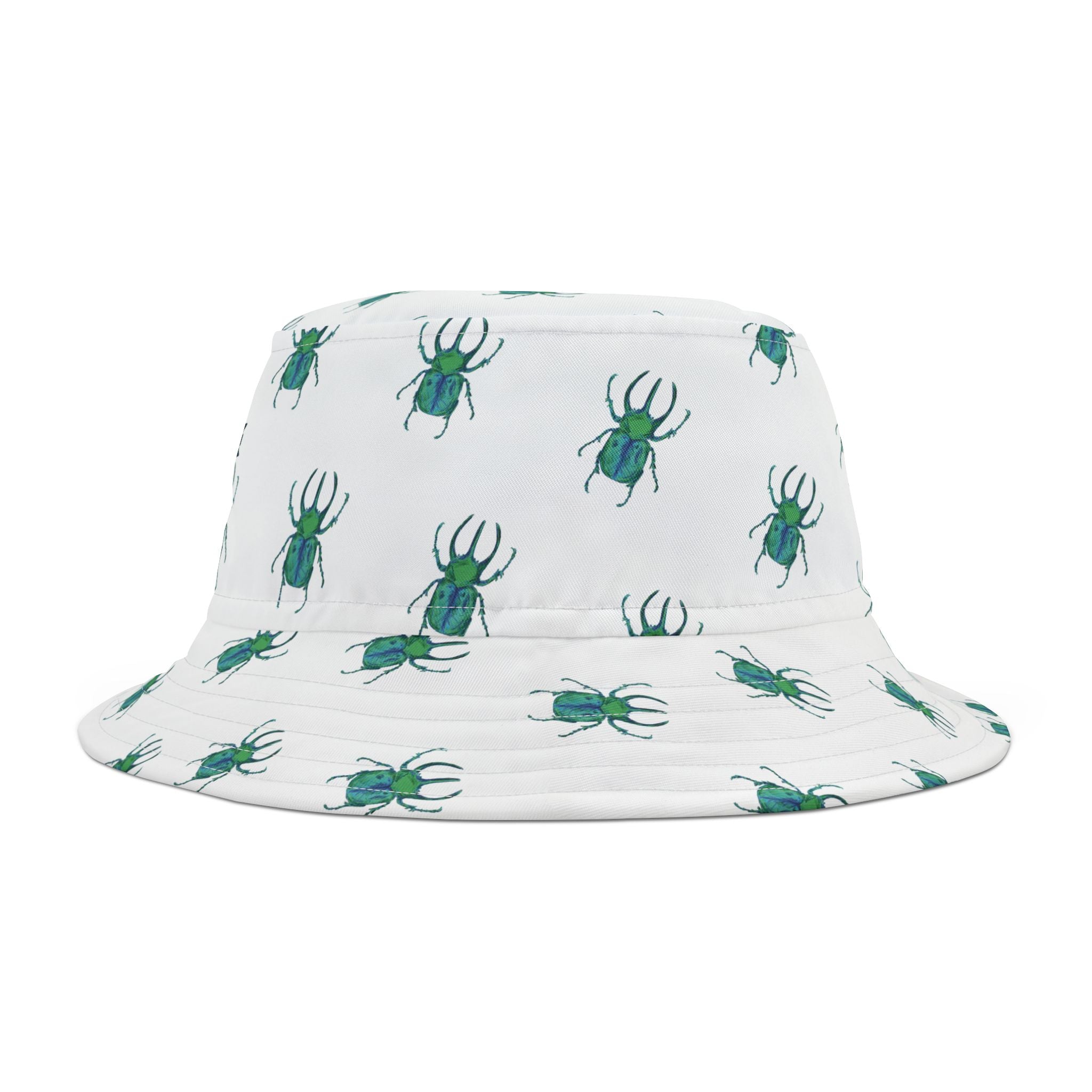 Beetle Print Bucket Hat — Ametrine Logo All-Over Print