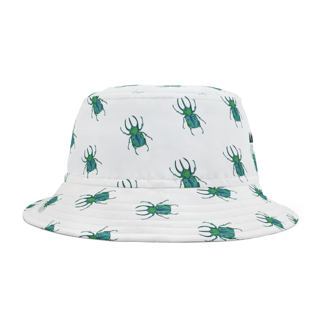 Beetle Print Bucket Hat — Ametrine Logo All-Over Print