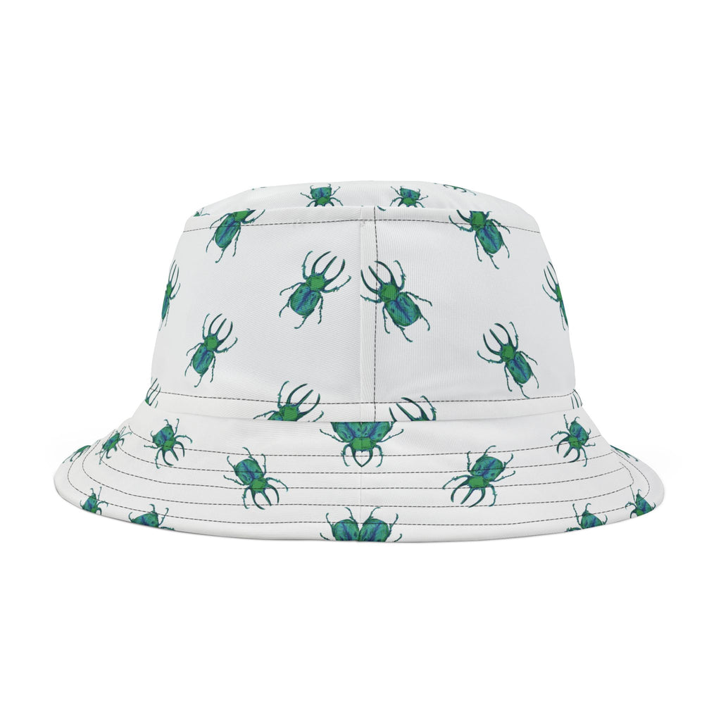 Beetle Print Bucket Hat — Ametrine Logo All-Over Print
