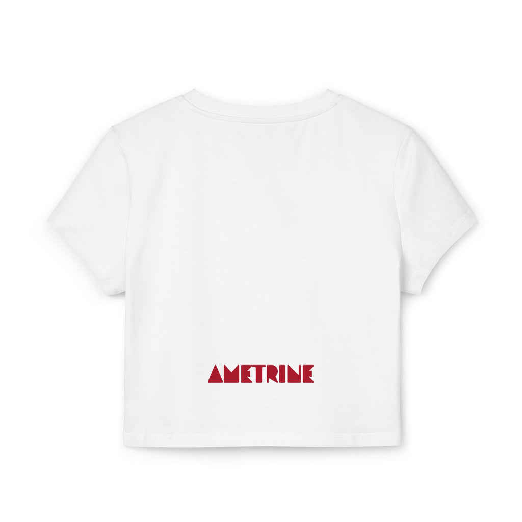 "The Baddies Club" Dripping Heart Crop Top