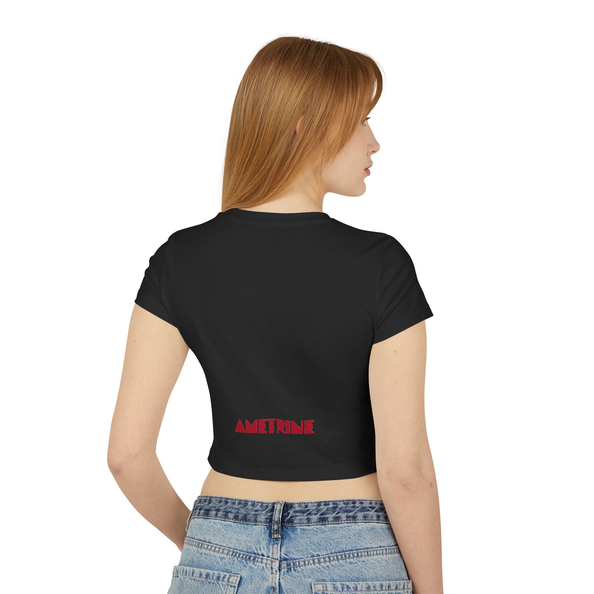 "The Baddies Club" Dripping Heart Crop Top