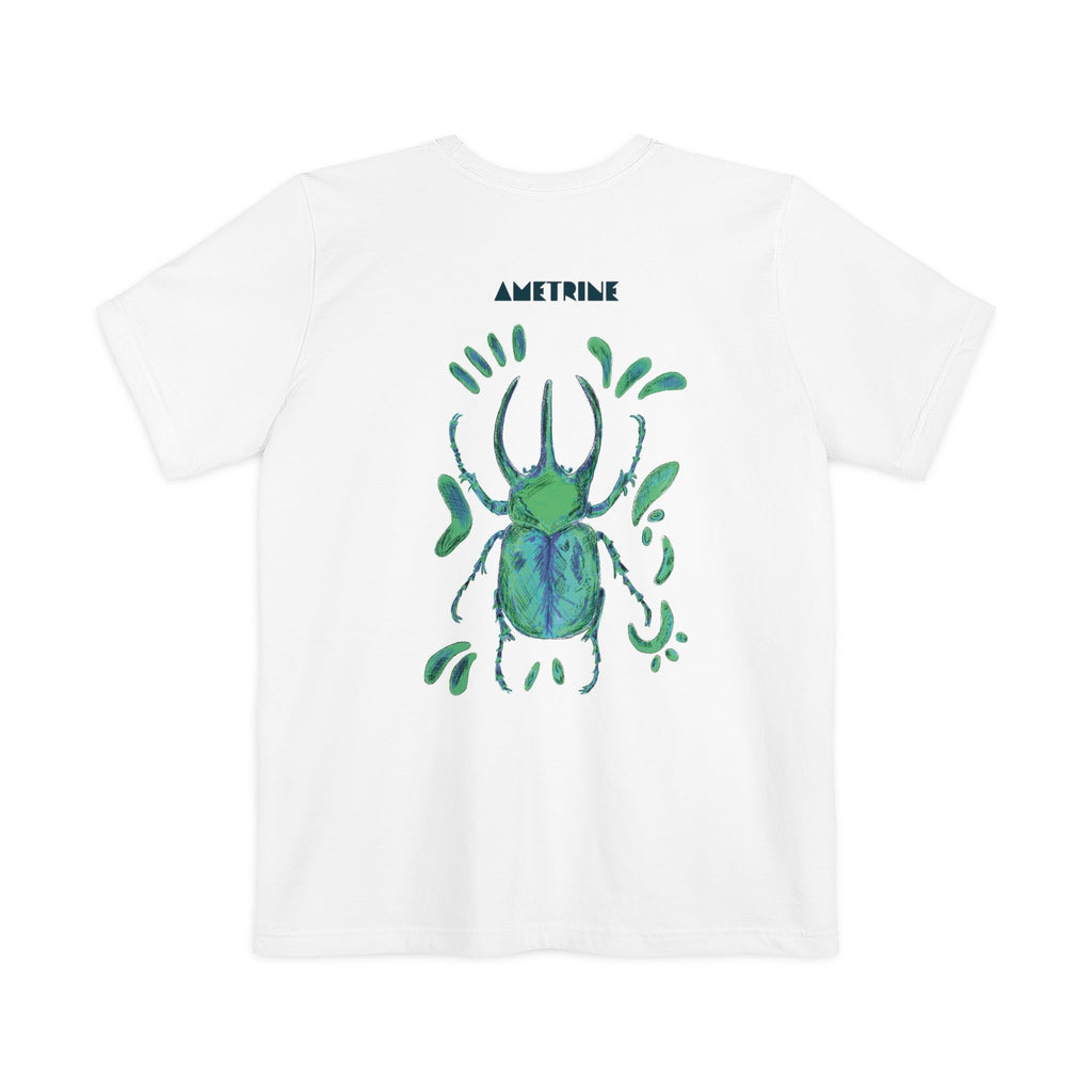 Beetle Pocket T-Shirt — Green Scarab Graphic Tee