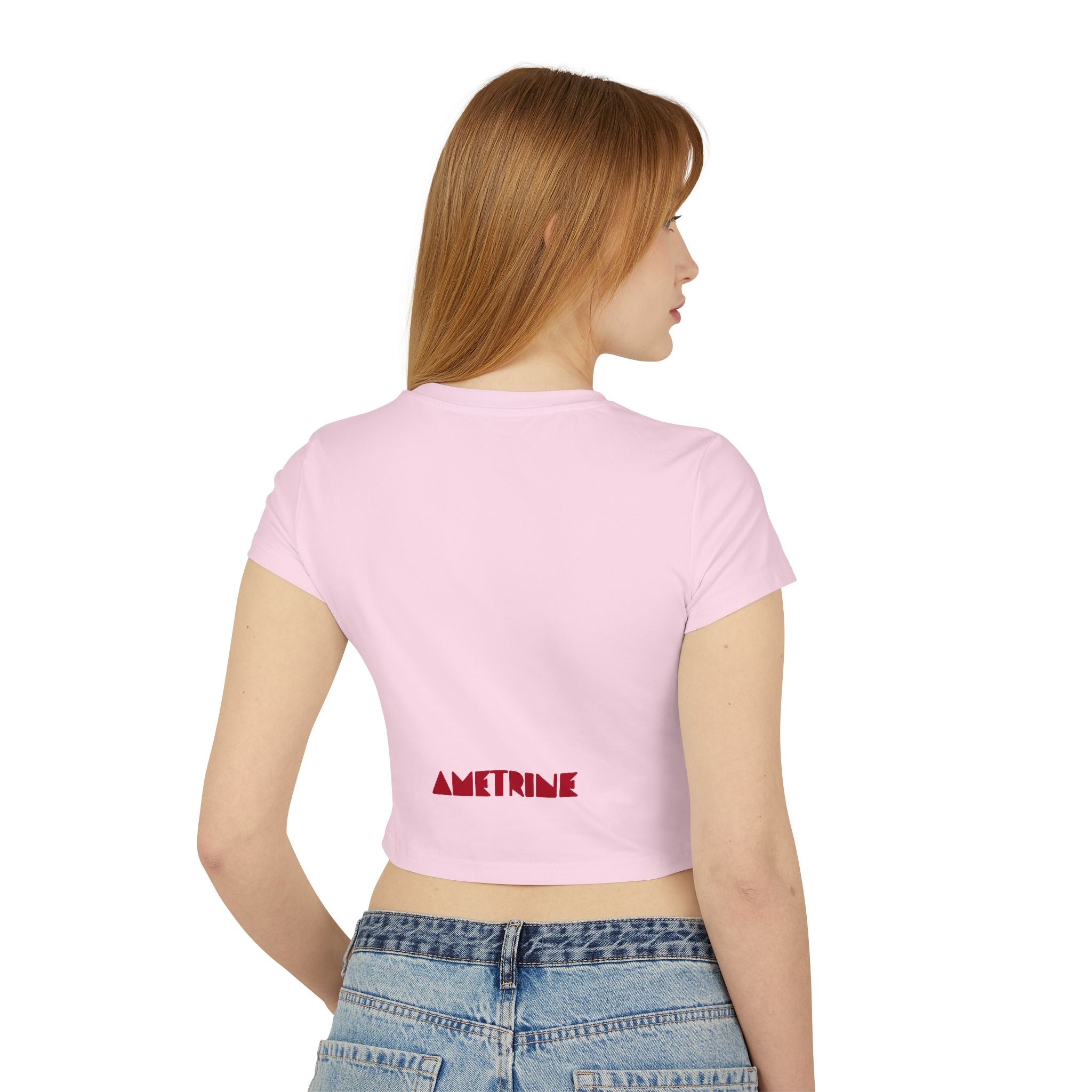"The Baddies Club" Dripping Heart Crop Top