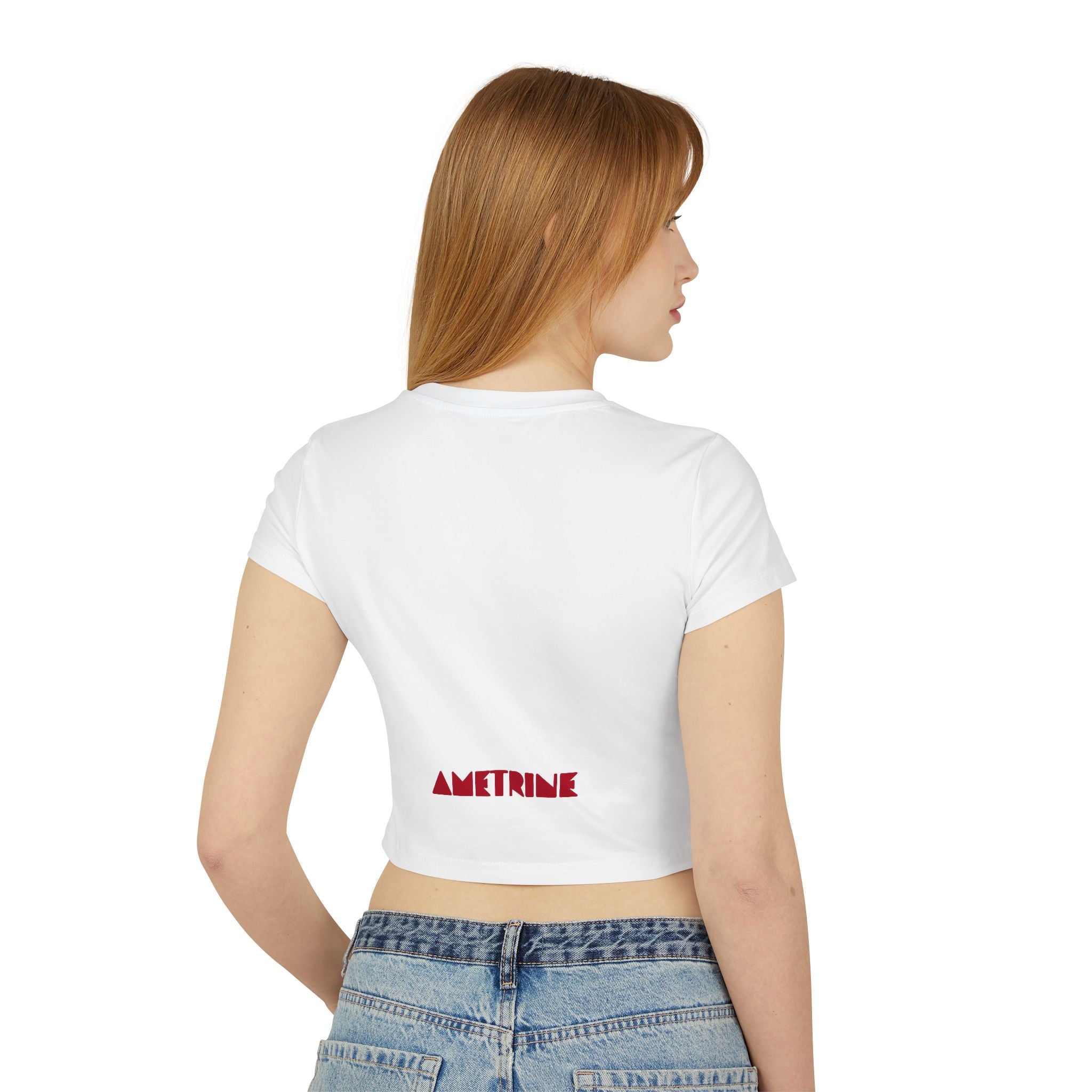 "The Baddies Club" Dripping Heart Crop Top